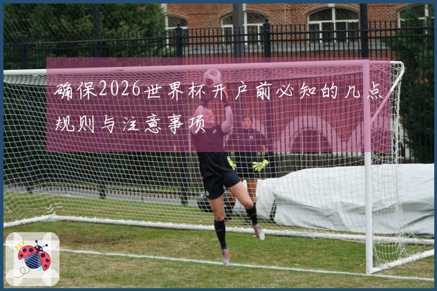 确保2026世界杯开户前必知的几点规则与注意事项