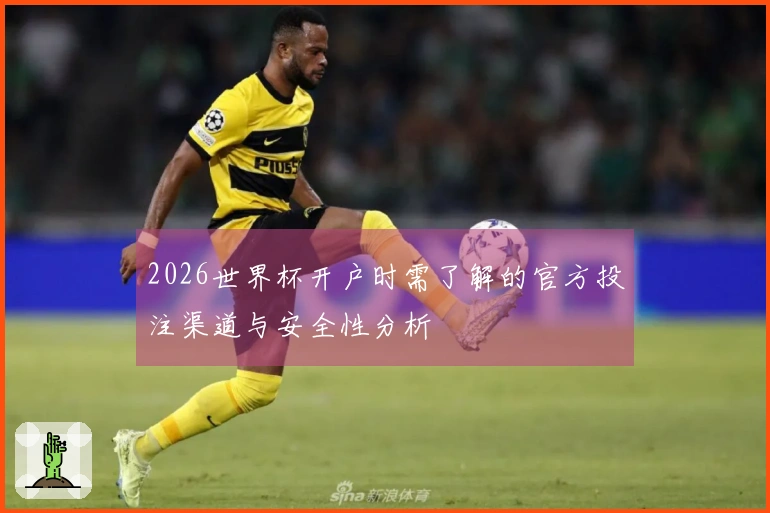 2026世界杯开户时需了解的官方投注渠道与安全性分析